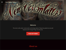Tablet Screenshot of newvisiontattoo.com
